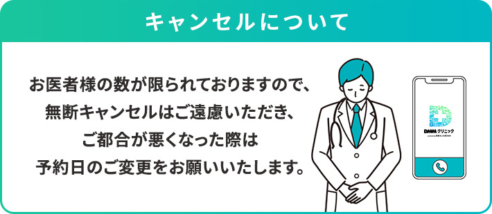 DMMオンラインクリニックの案内