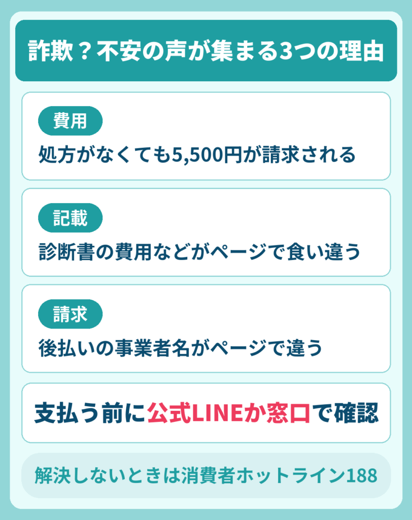 デジタルクリニックが詐欺と検索される理由