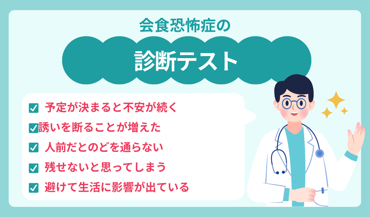 会食恐怖症の診断テスト