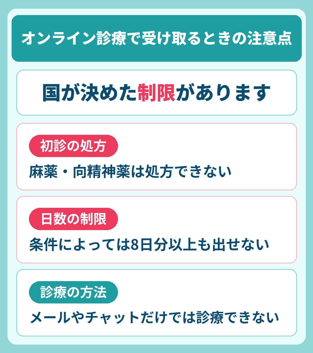 オンライン診療で診断書を受け取るときの注意点